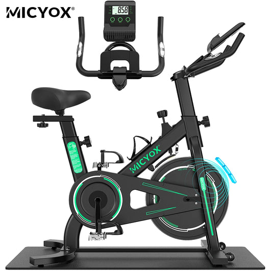 FitFanatic Indoor Bike 12KG Flywheel Belt-drive Digital Display
