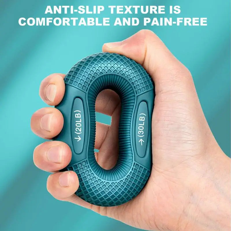 FitFanatic Silicone Finger Gripper Ring Hand Muscle Strengthener