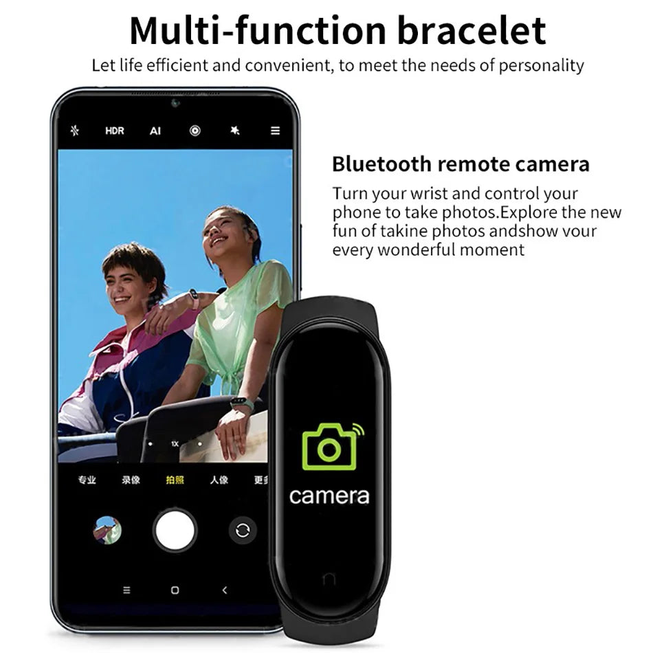 FitFanatic Smart Watch Men Women Fitness Smart Bracelet